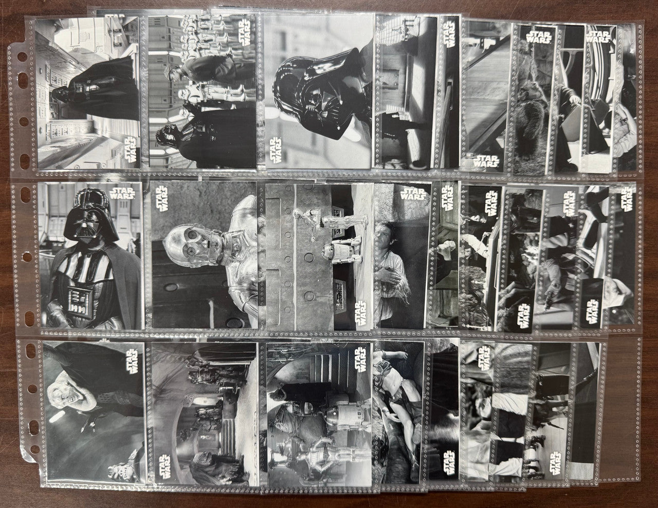 2020 Topps Star Wars Return of the Jedi Black and White Complete Set (133)