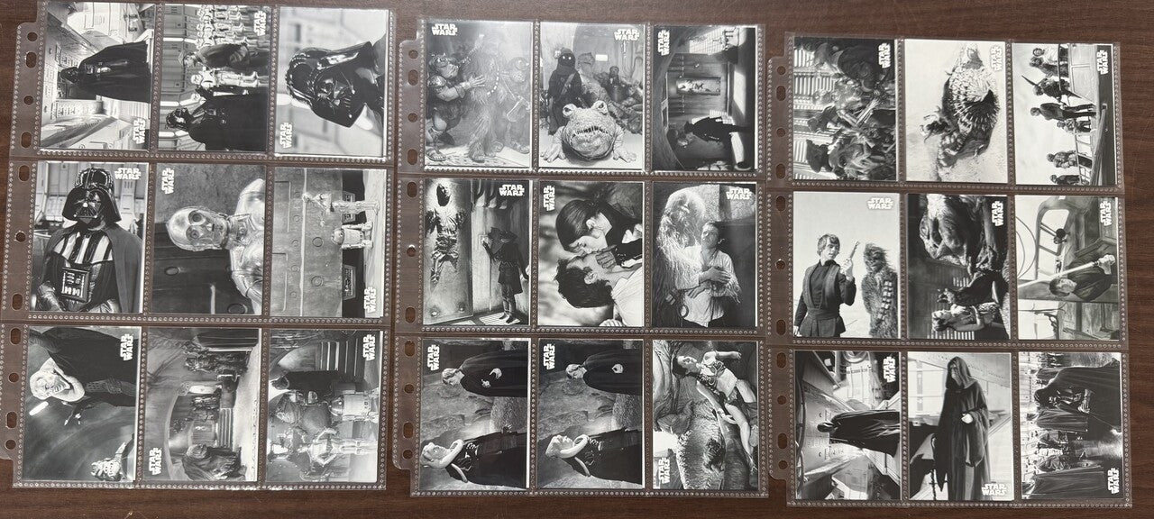2020 Topps Star Wars Return of the Jedi Black and White Complete Set (133)