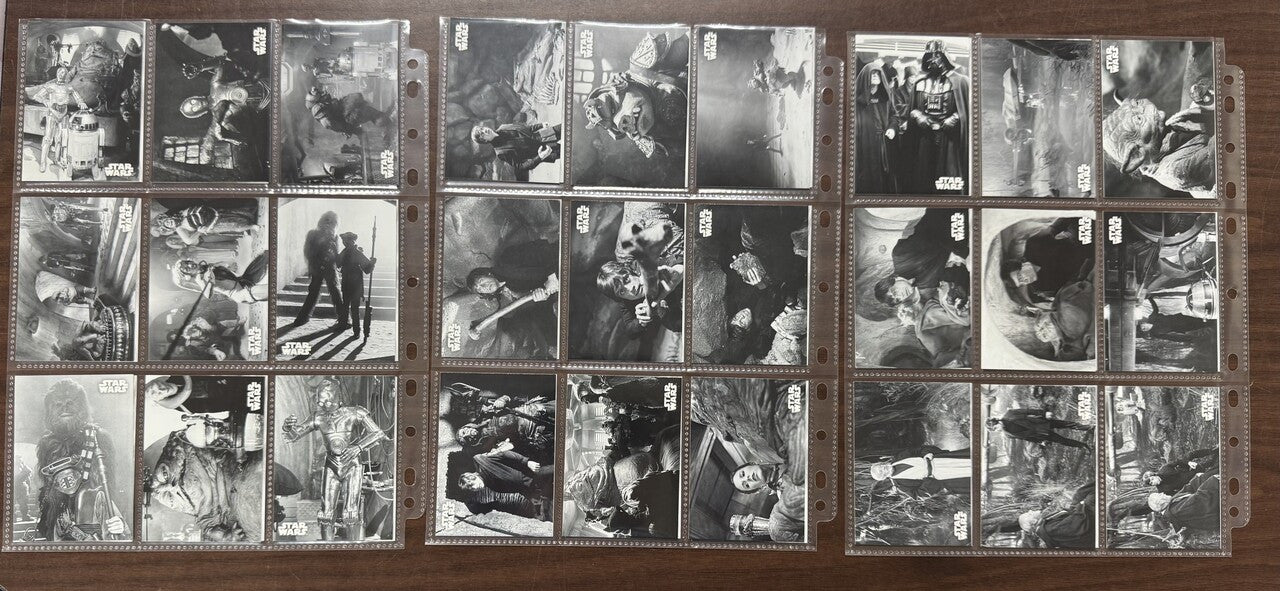 2020 Topps Star Wars Return of the Jedi Black and White Complete Set (133)