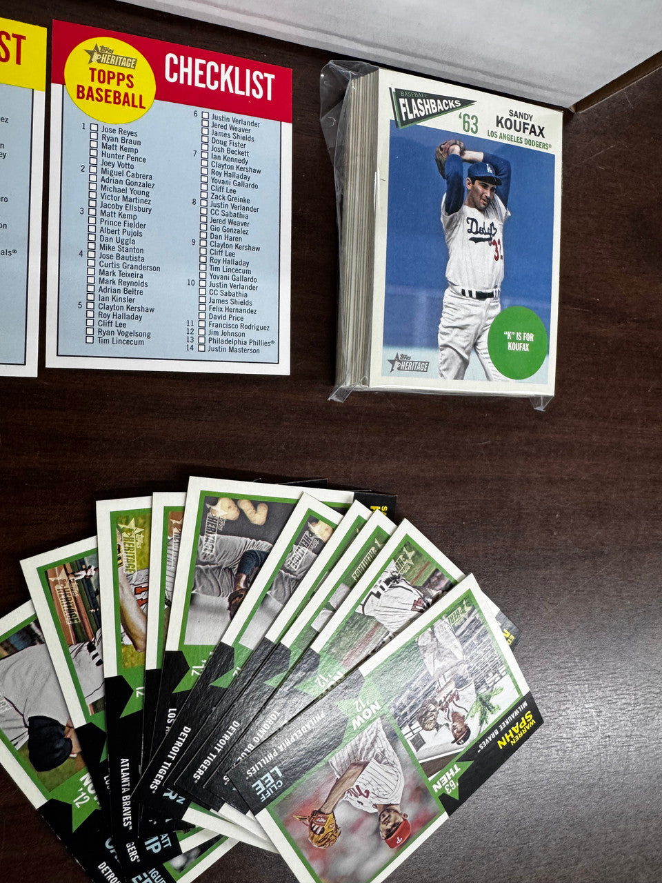 2012 Topps Heritage Baseball Complete Set w/ SPs (500) + 4 Insert Sets
