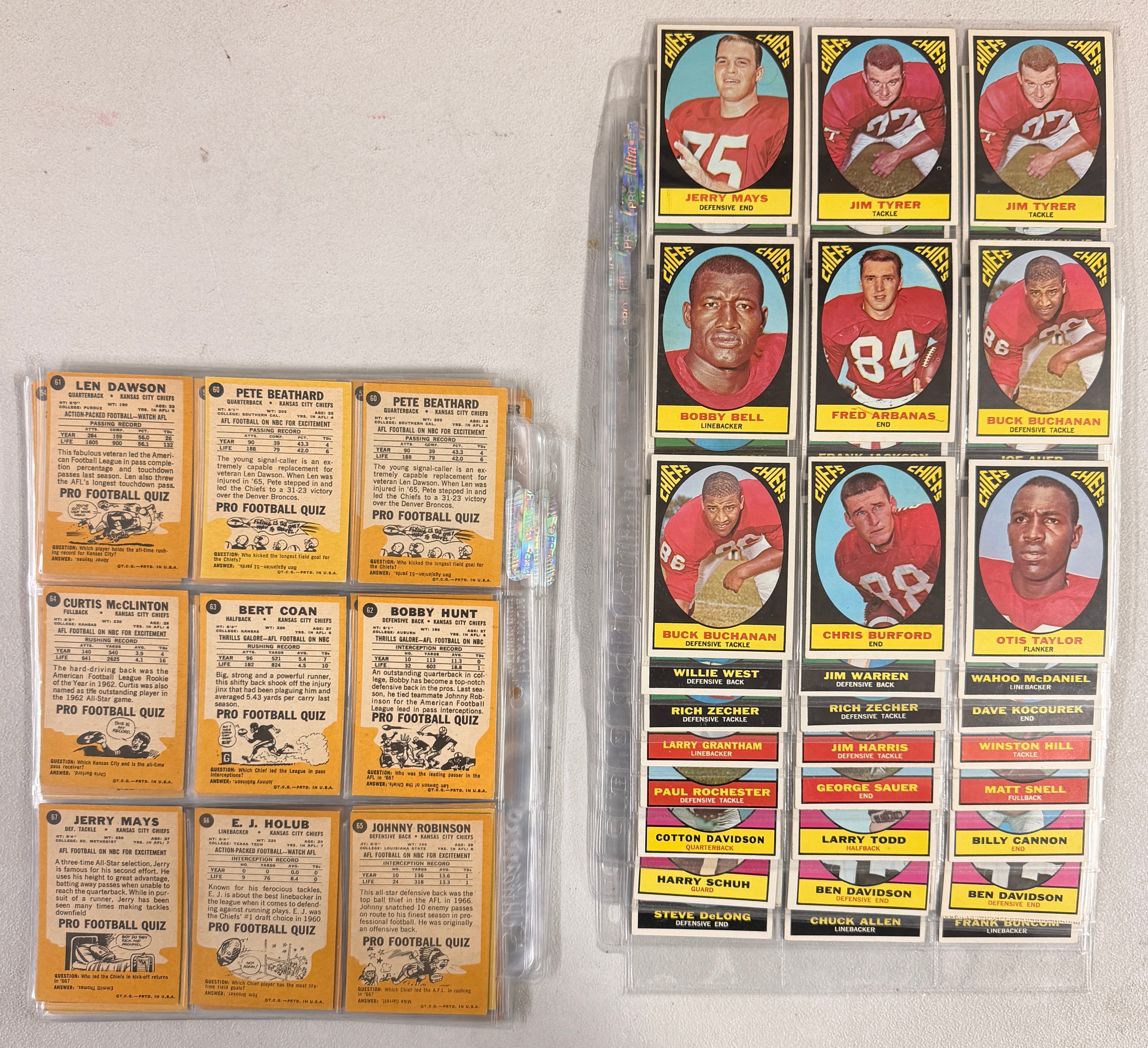 1967 Topps Football Complete Set (132) VG/EX-EX w/ Variations