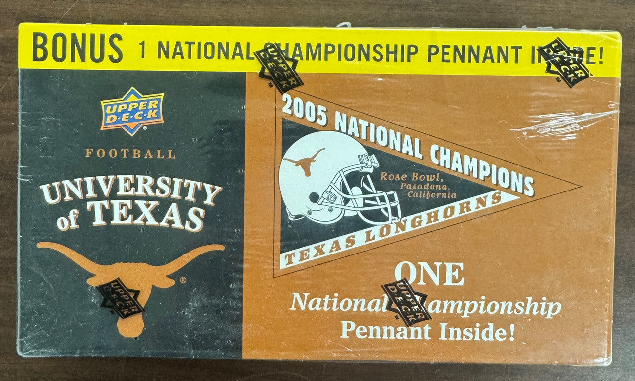 2011 Upper Deck University of Texas Football Blaster Box Factory Sealed