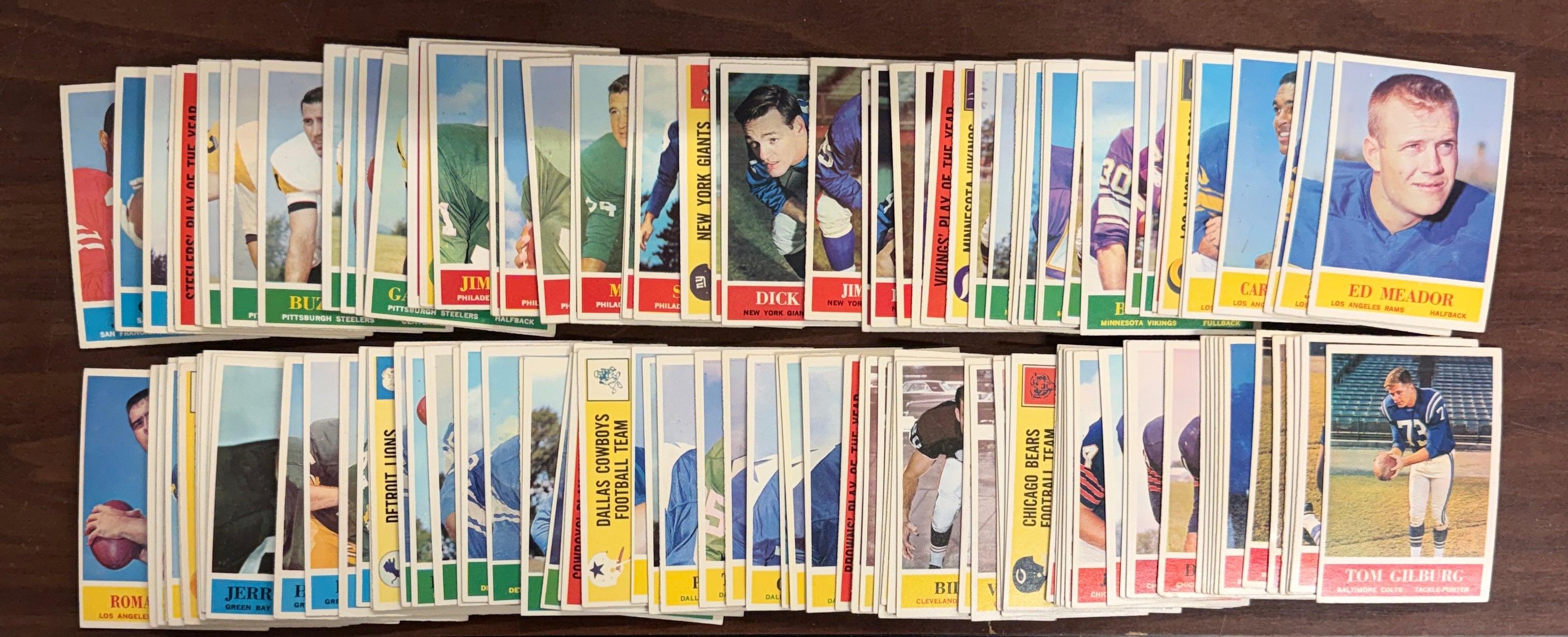 1964 Philadelphia Football Complete Set (198) EX-EX/MT