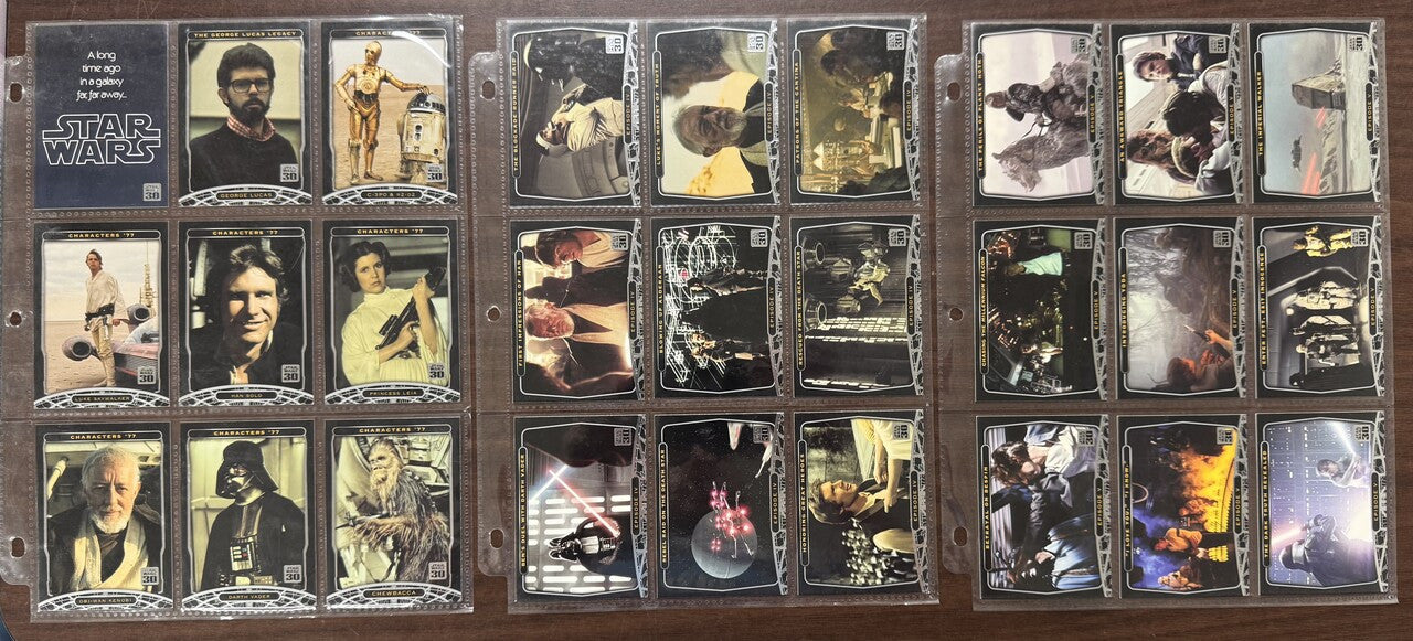 2007 Topps Star Wars 30th Anniversary Complete Set (120) W/ Puzzle Inserts