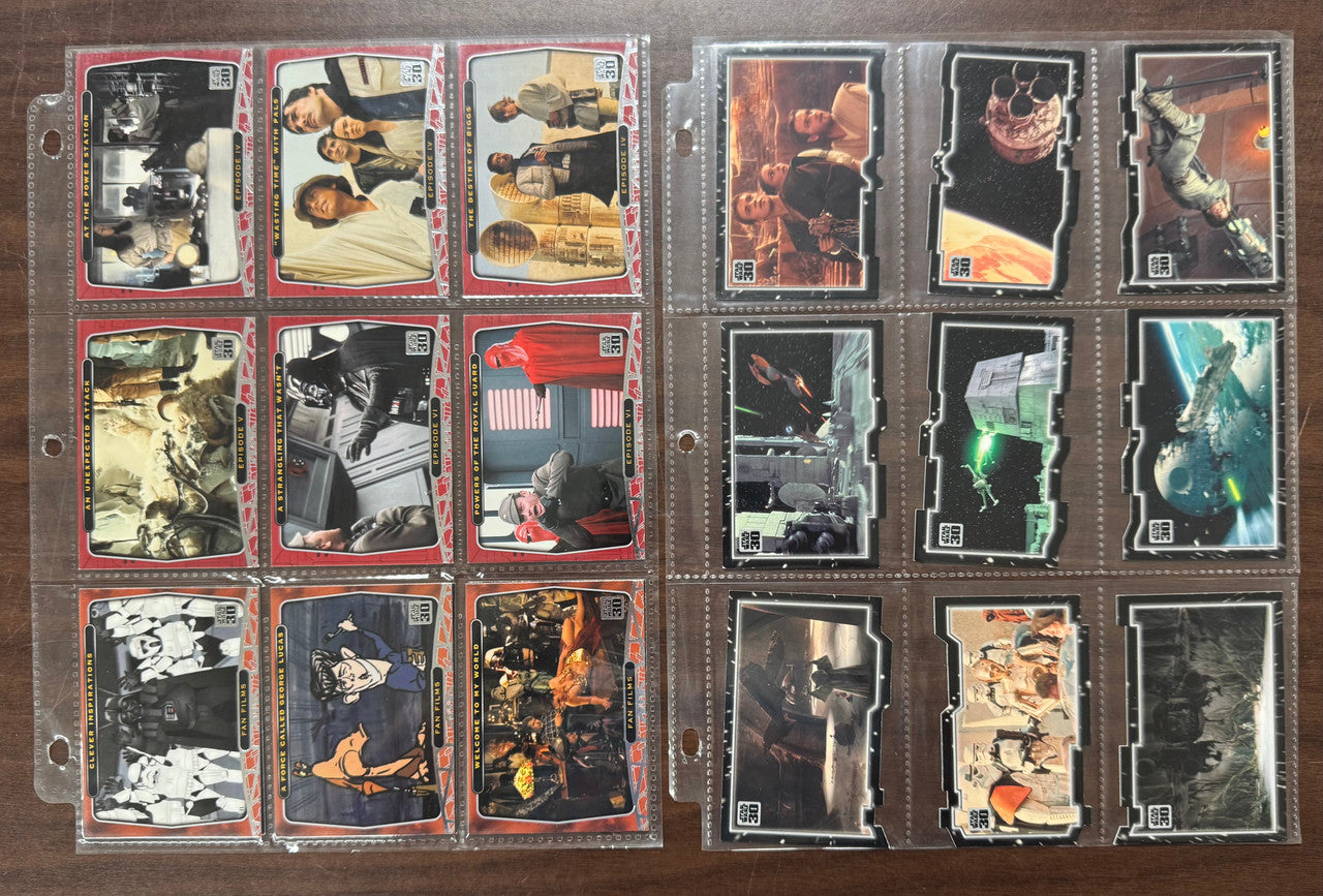 2007 Topps Star Wars 30th Anniversary Complete Set (120) W/ Puzzle Inserts