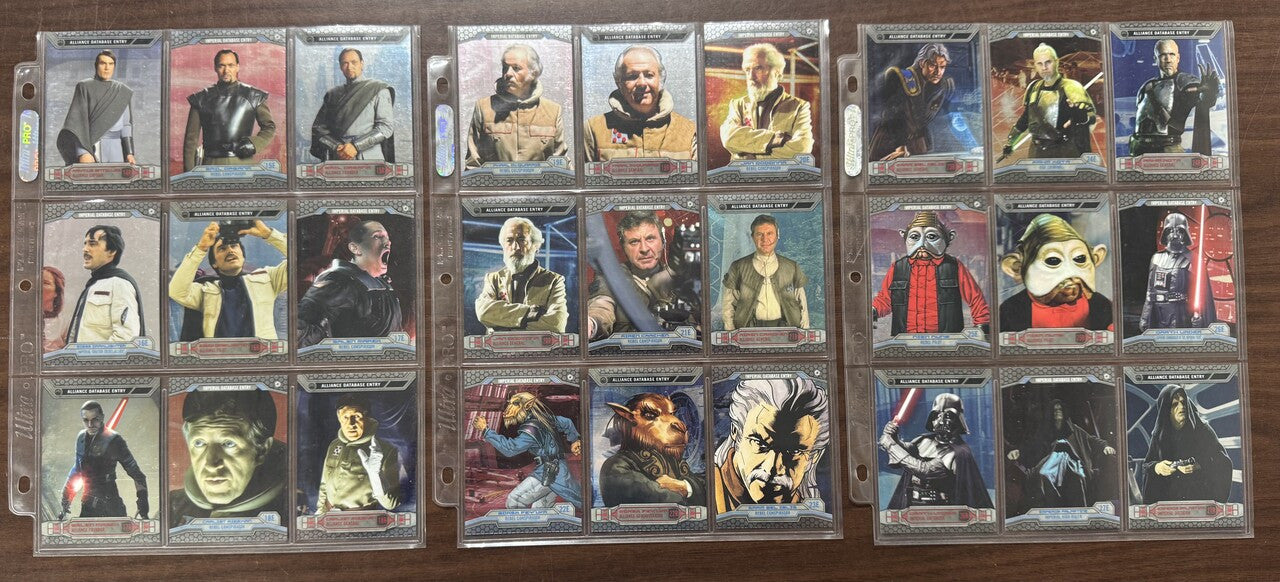 2014 Topps Chrome Star Wars Perspectives Complete Set (100)
