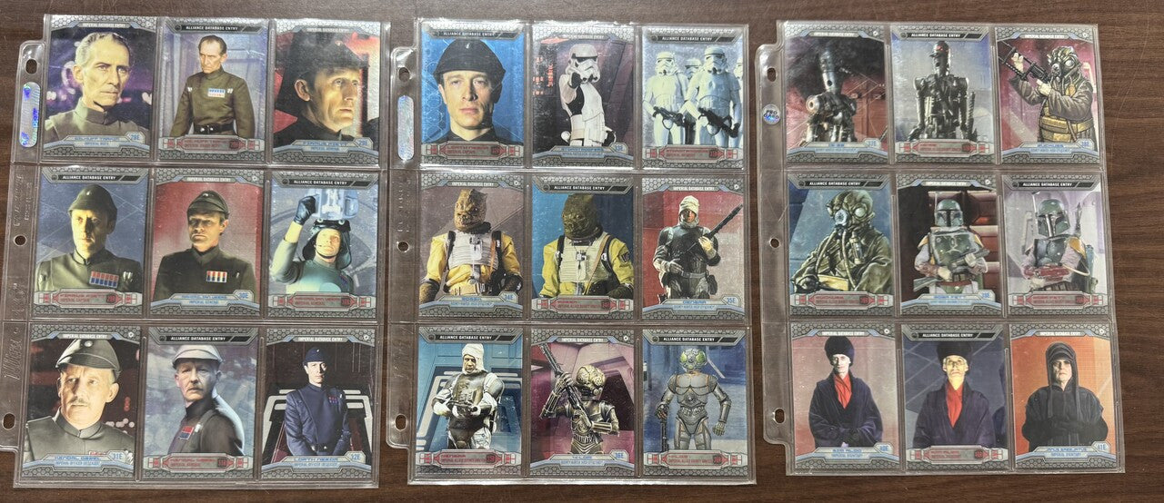 2014 Topps Chrome Star Wars Perspectives Complete Set (100)