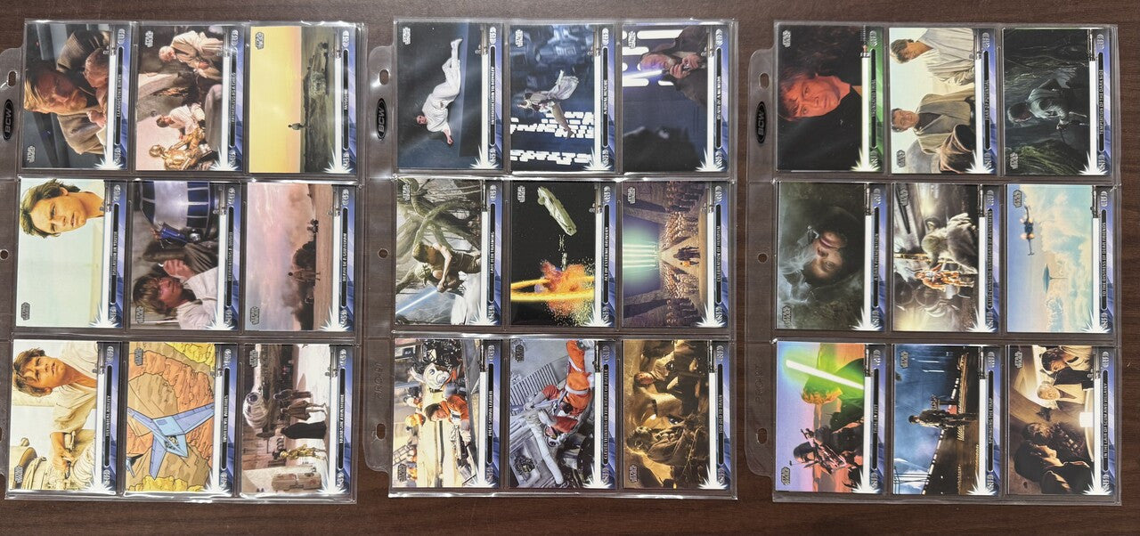 2013 Topps Star Wars Jedi Legacy Complete Set (180) W/ Blue Parallels, Inserts