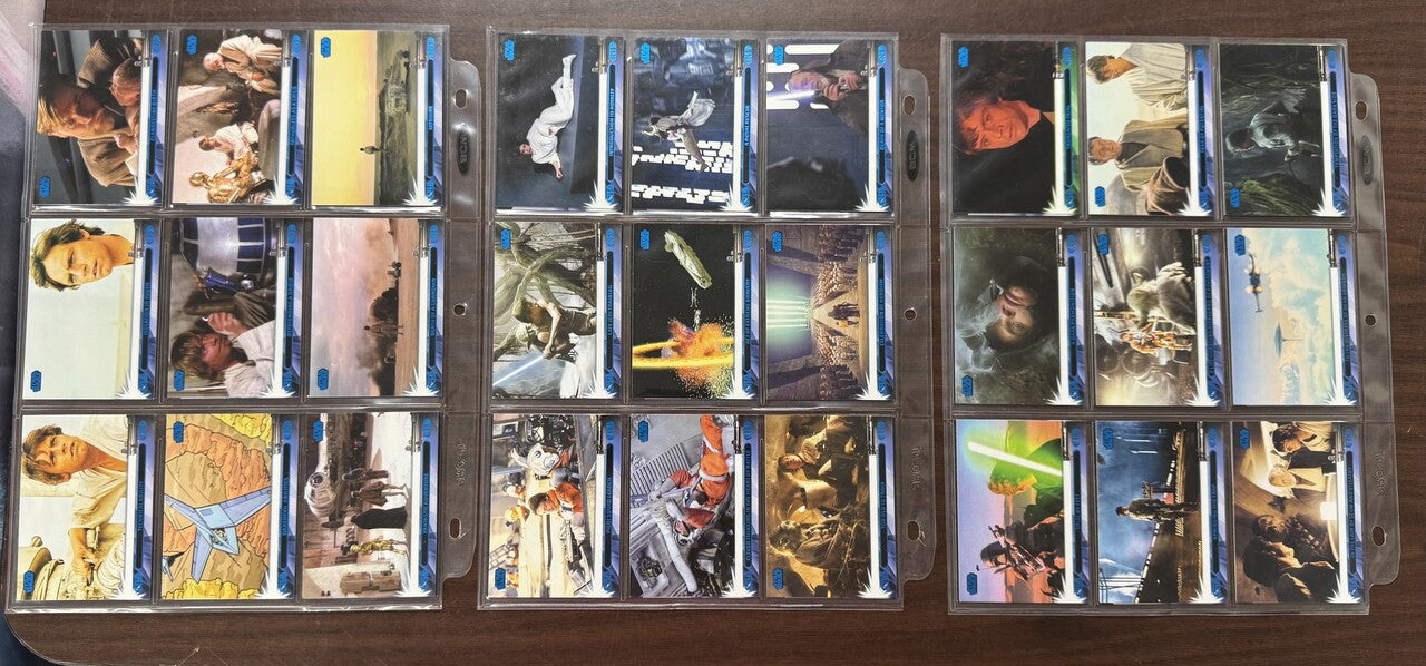 2013 Topps Star Wars Jedi Legacy Complete Set (180) W/ Blue Parallels, Inserts
