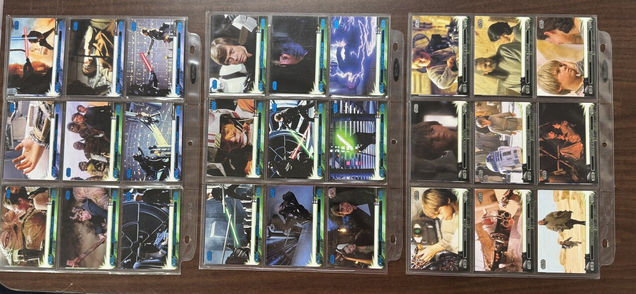 2013 Topps Star Wars Jedi Legacy Complete Set (180) W/ Blue Parallels, Inserts