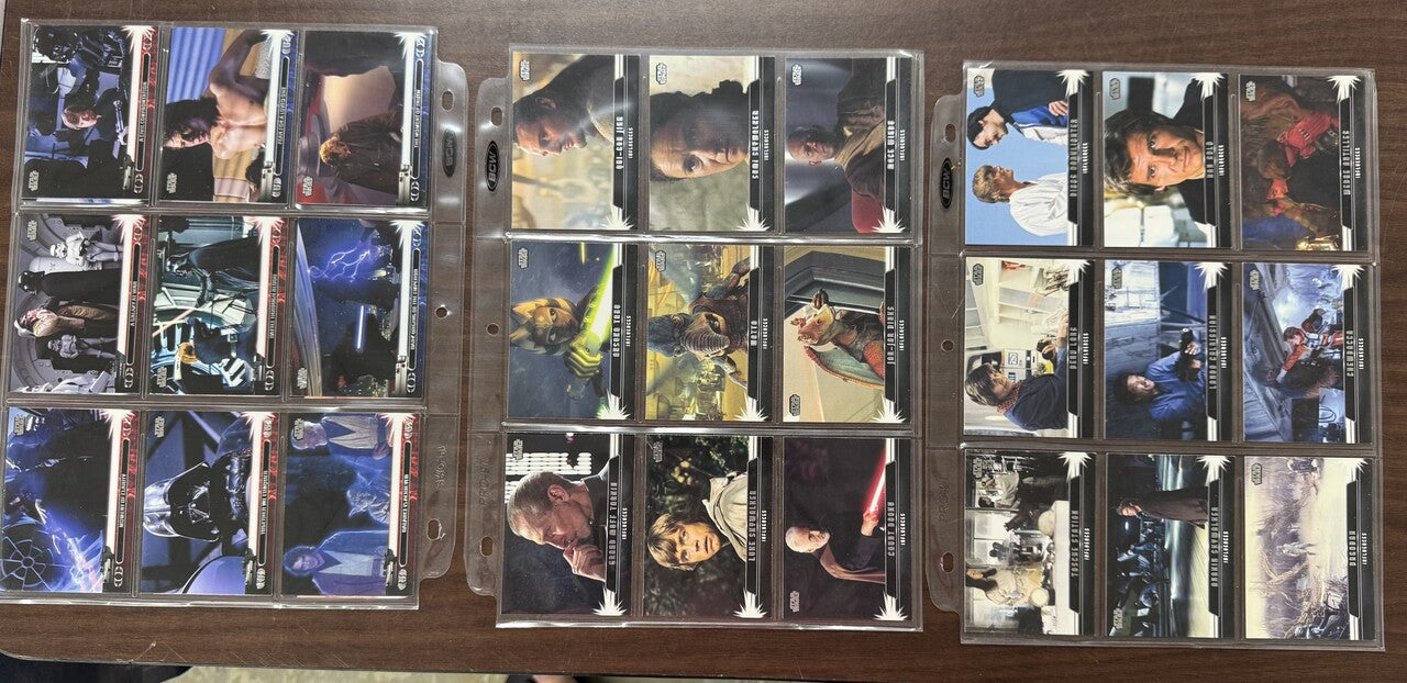 2013 Topps Star Wars Jedi Legacy Complete Set (180) W/ Blue Parallels, Inserts