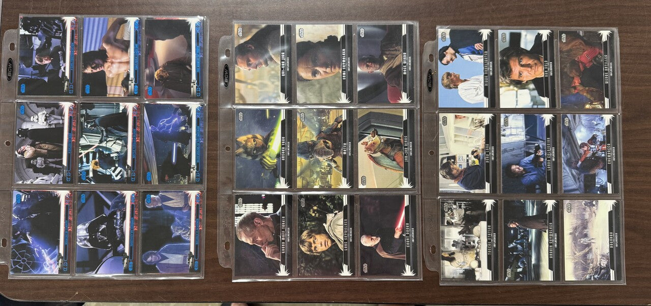 2013 Topps Star Wars Jedi Legacy Complete Set (180) W/ Blue Parallels, Inserts