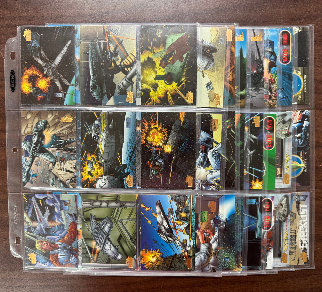 1997 Topps Star Wars Vehicles Complete Set (72)