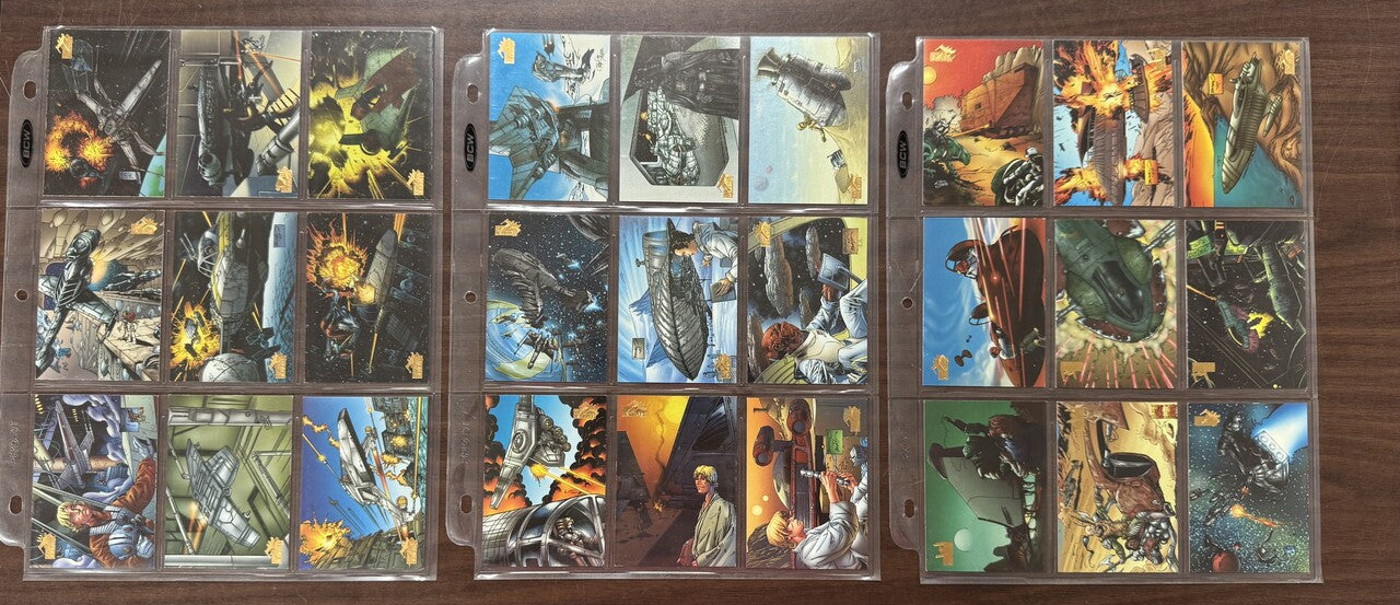 1997 Topps Star Wars Vehicles Complete Set (72)