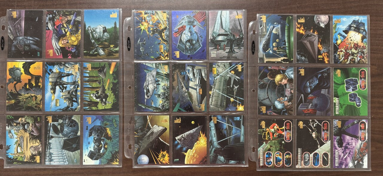 1997 Topps Star Wars Vehicles Complete Set (72)