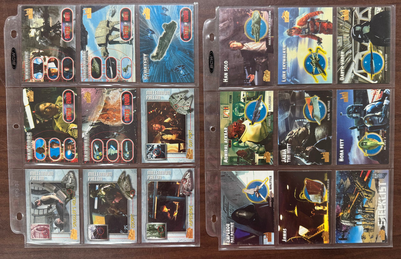 1997 Topps Star Wars Vehicles Complete Set (72)