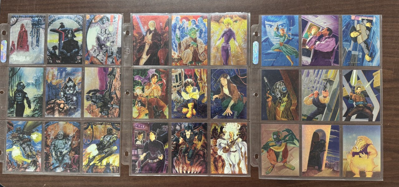 1996 Topps Finest Star Wars Near Complete Set (88/90) W/ Inserts