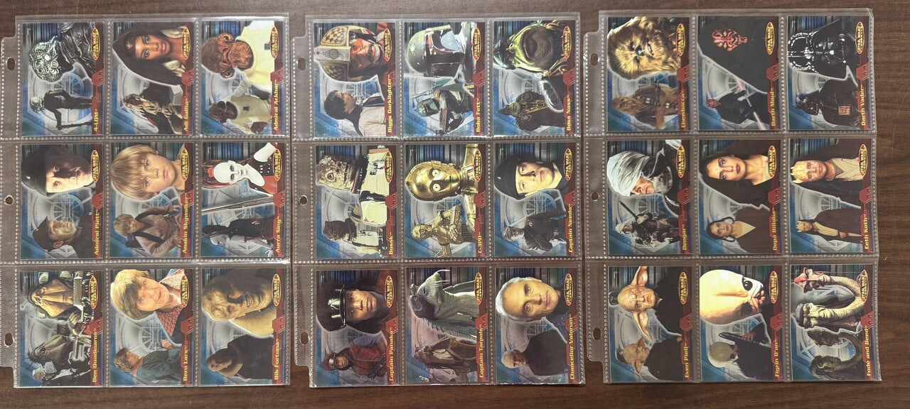 2001/06 Topps Star Wars Evolution Complete Sets (180) W/ Update