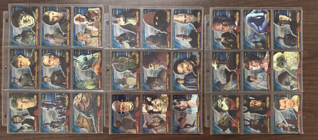 2001/06 Topps Star Wars Evolution Complete Sets (180) W/ Update