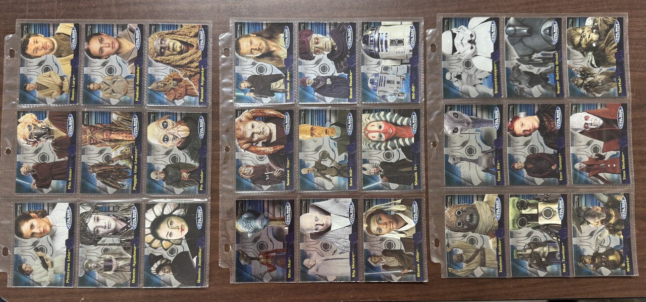 2001/06 Topps Star Wars Evolution Complete Sets (180) W/ Update