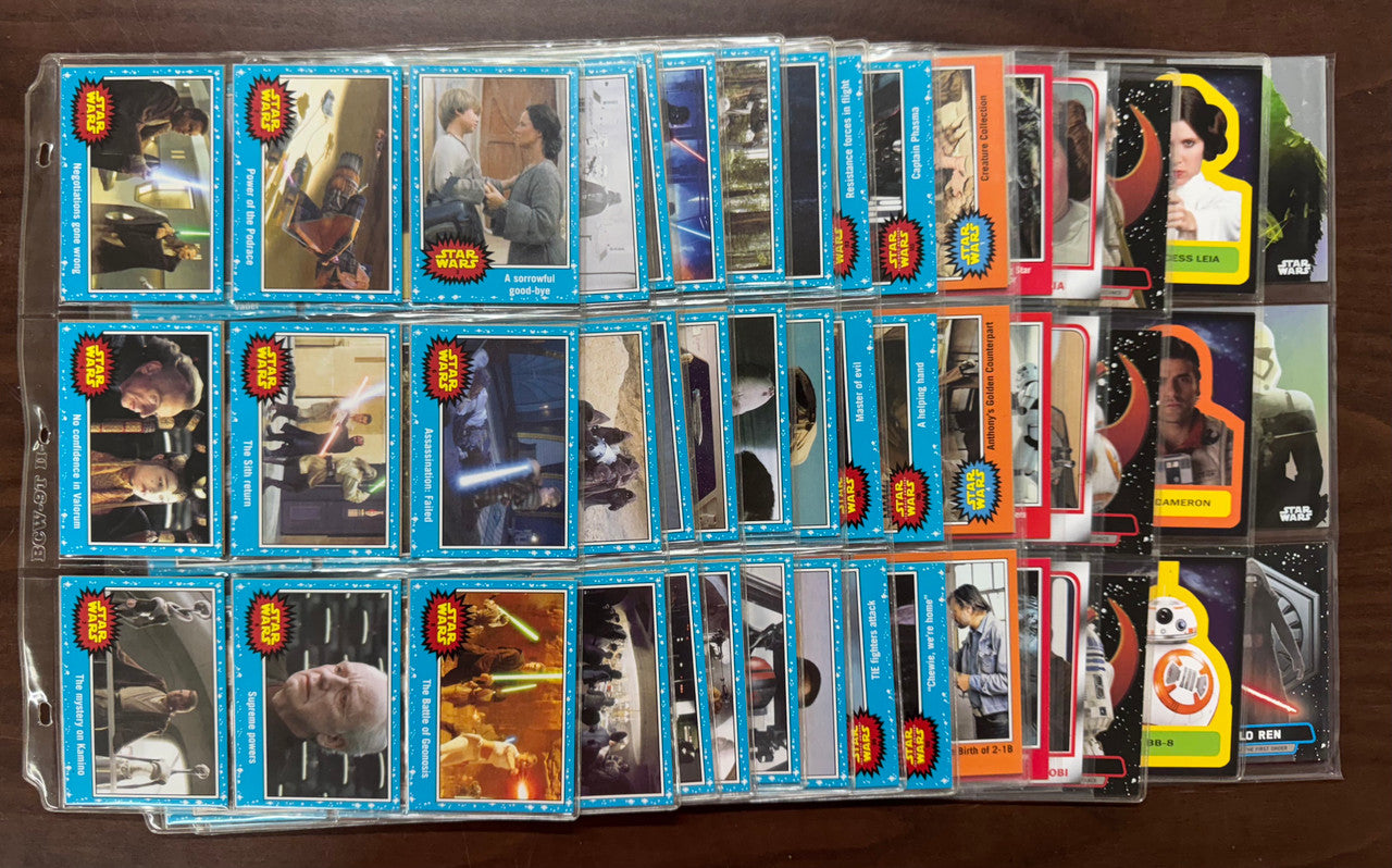 2015 Topps Star Wars Journey to the Force Awakens Complete Set (110) W/ Inserts