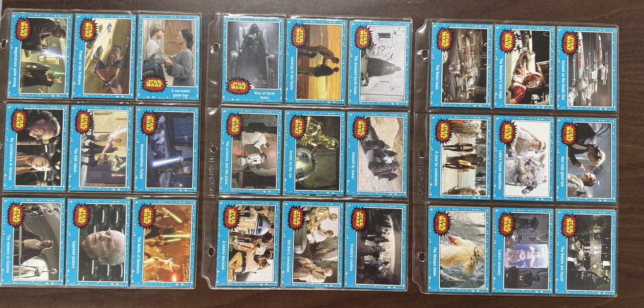 2015 Topps Star Wars Journey to the Force Awakens Complete Set (110) W/ Inserts