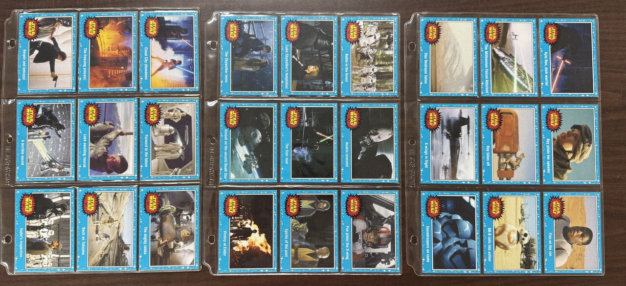 2015 Topps Star Wars Journey to the Force Awakens Complete Set (110) W/ Inserts