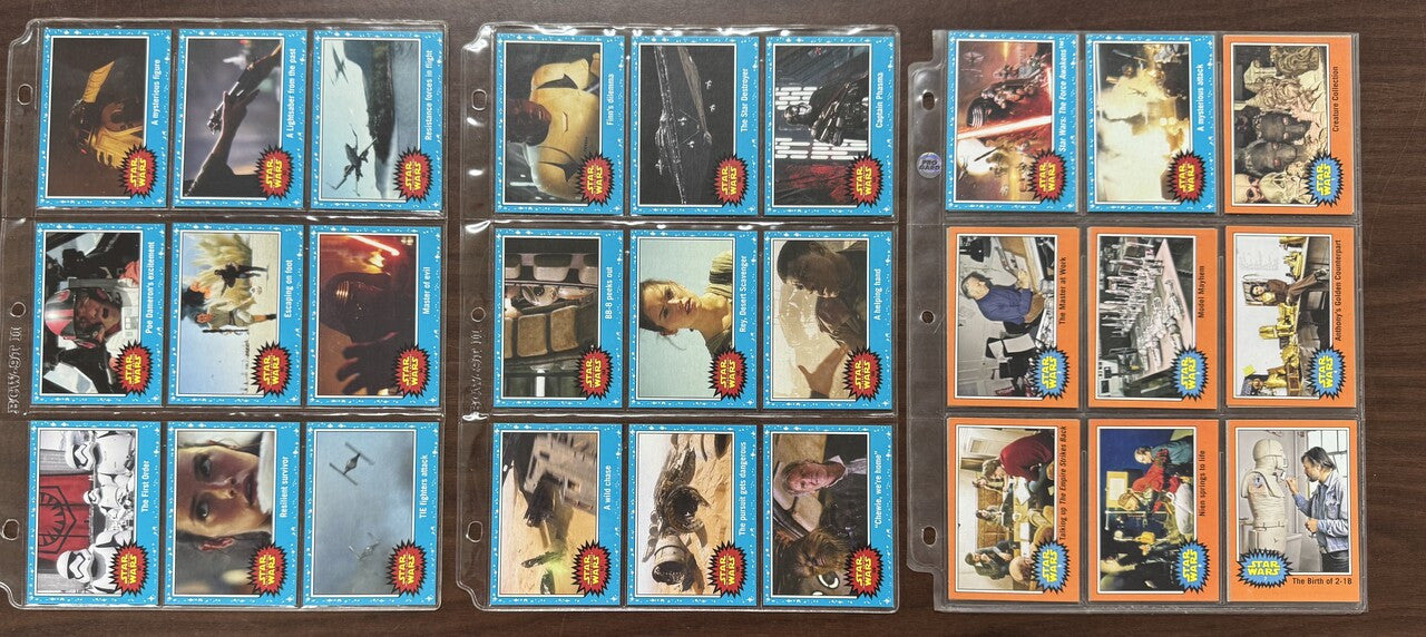 2015 Topps Star Wars Journey to the Force Awakens Complete Set (110) W/ Inserts