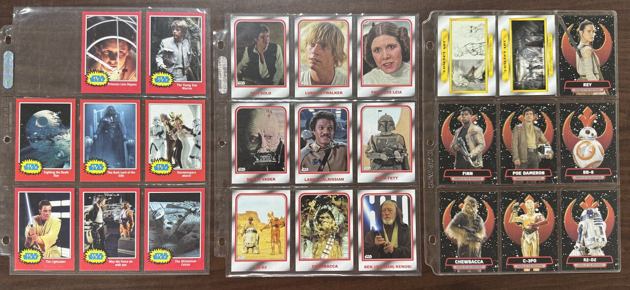 2015 Topps Star Wars Journey to the Force Awakens Complete Set (110) W/ Inserts