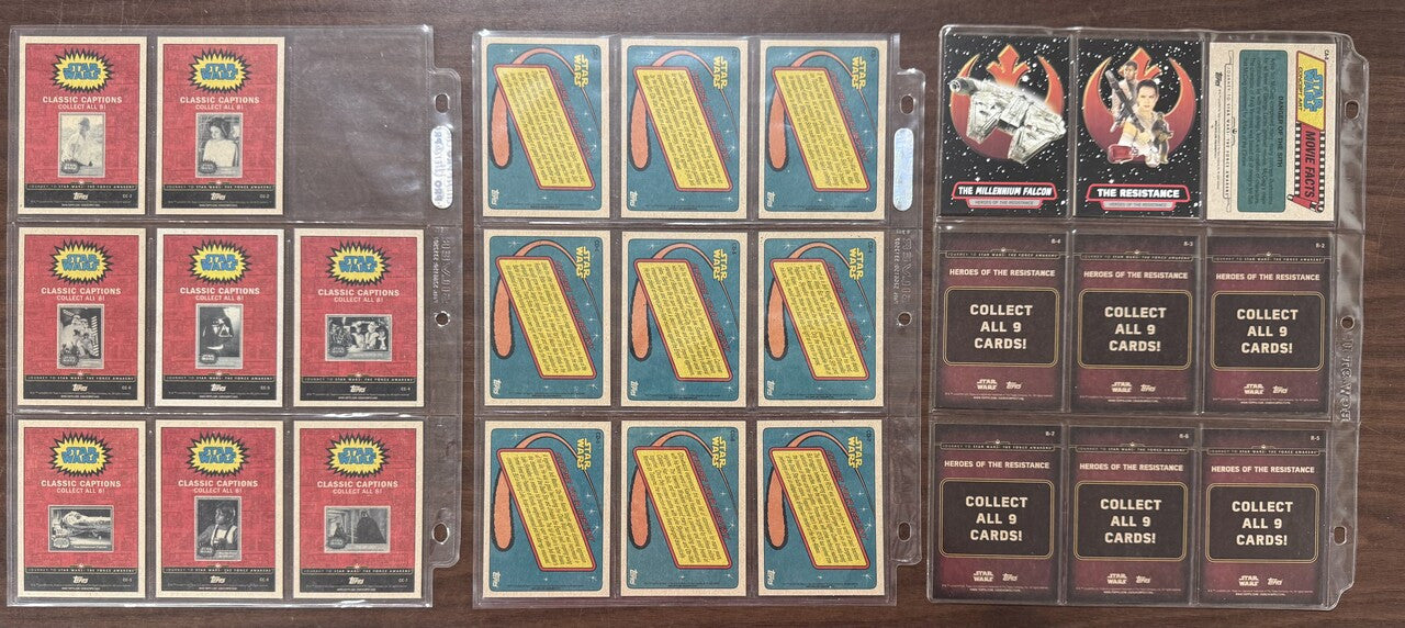 2015 Topps Star Wars Journey to the Force Awakens Complete Set (110) W/ Inserts