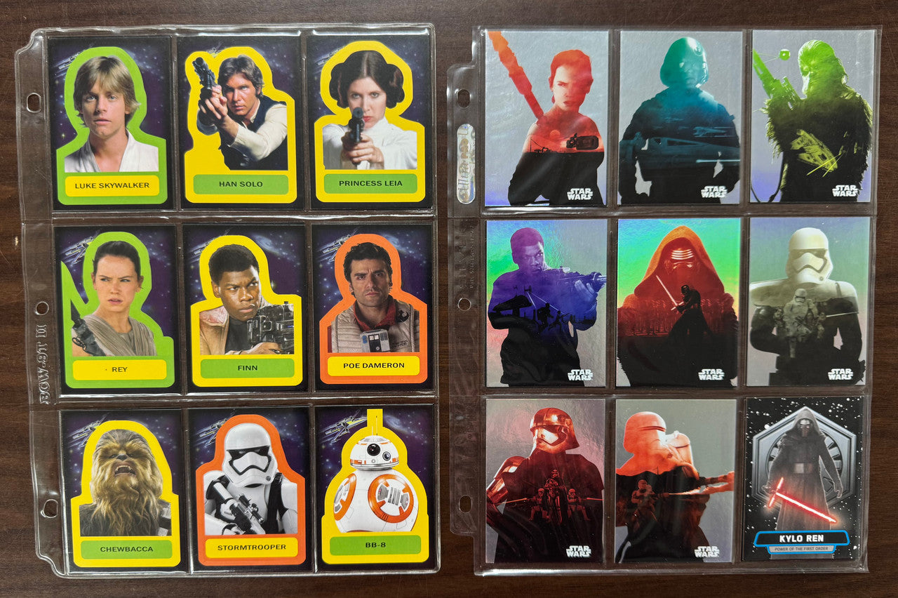 2015 Topps Star Wars Journey to the Force Awakens Complete Set (110) W/ Inserts
