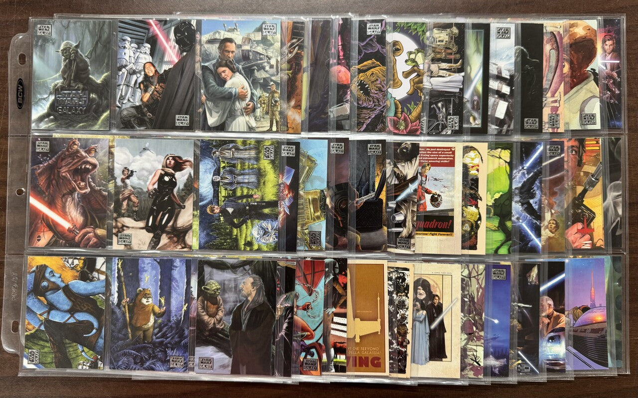 2011 Topps Star Wars Galaxy Series 6 Complete Set (120)