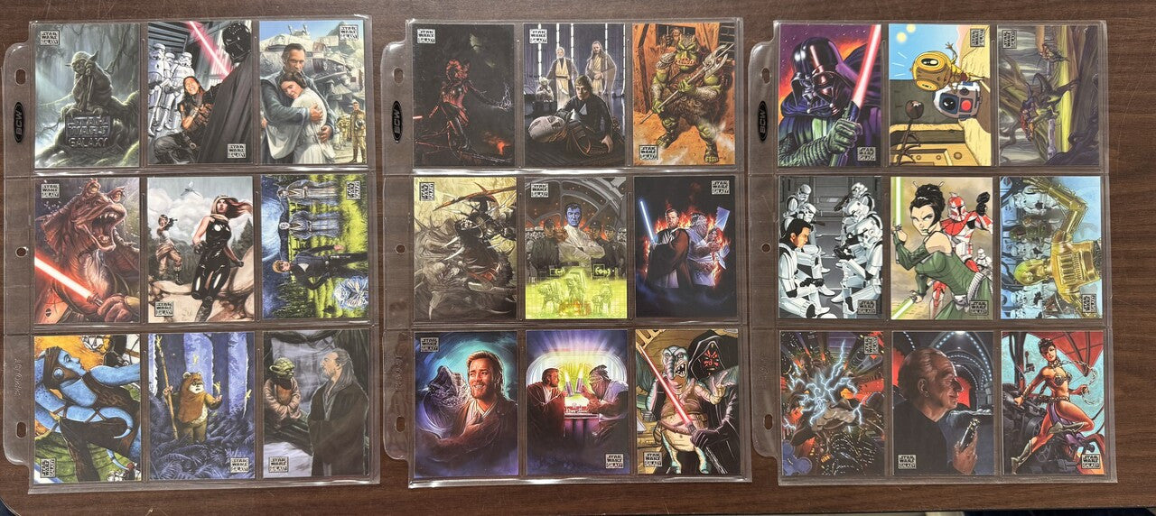 2011 Topps Star Wars Galaxy Series 6 Complete Set (120)