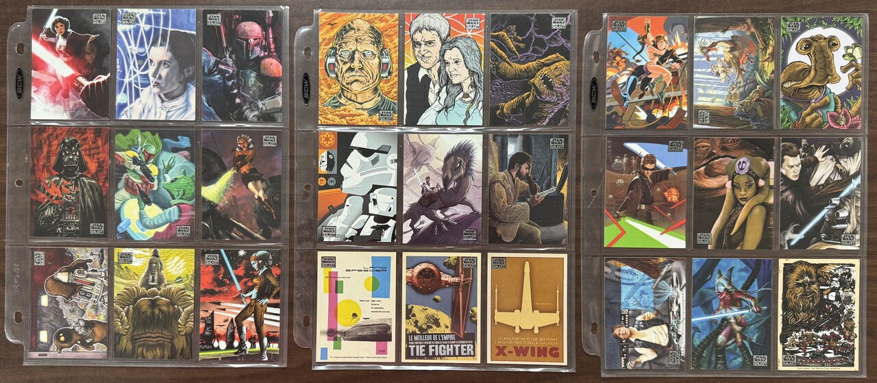 2011 Topps Star Wars Galaxy Series 6 Complete Set (120)