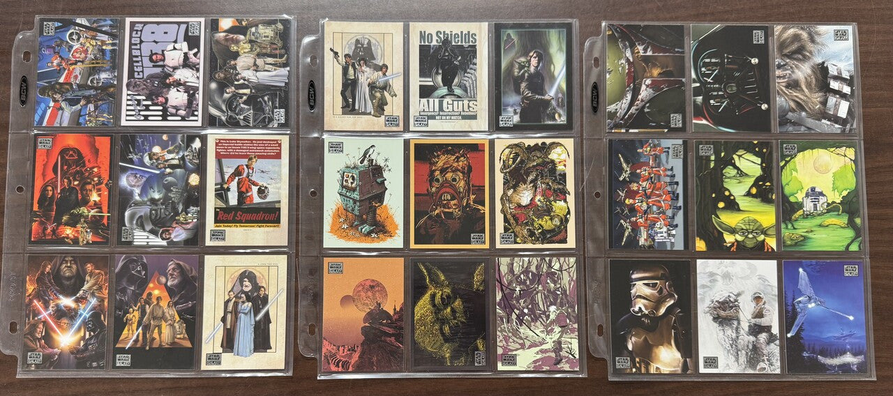 2011 Topps Star Wars Galaxy Series 6 Complete Set (120)
