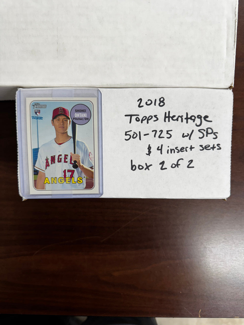 2018 Topps Heritage Baseball Complete Set w/ SPs & High (725) + 4 Insert Sets
