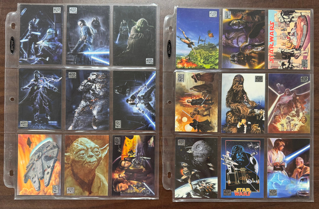 2011 Topps Star Wars Galaxy Series 6 Complete Set (120)