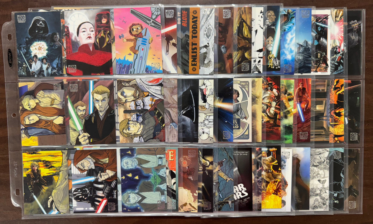 2010 Topps Star Wars Galaxy Series 5 Complete Set (120)