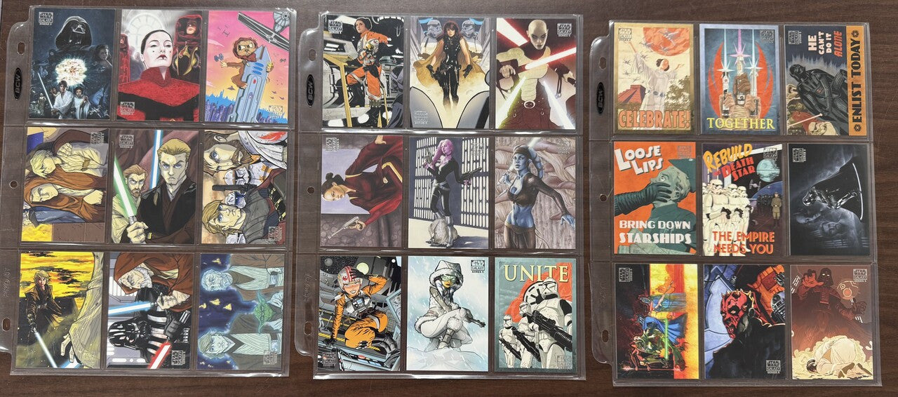 2010 Topps Star Wars Galaxy Series 5 Complete Set (120)