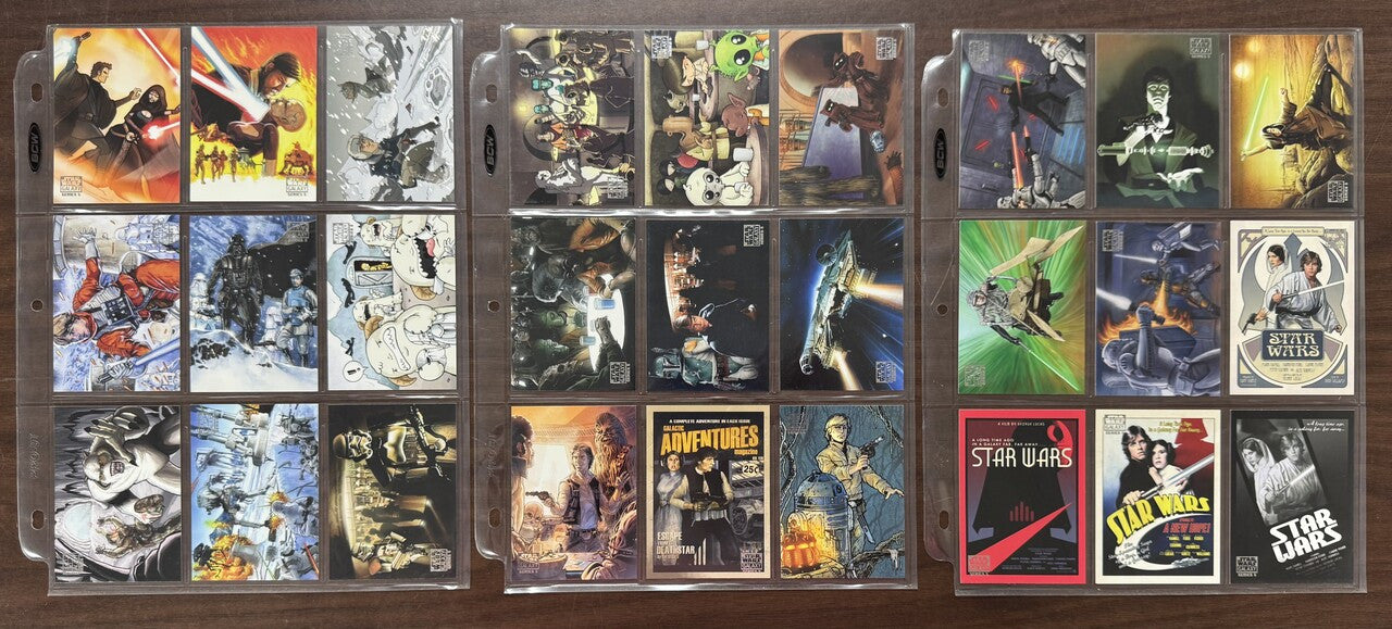 2010 Topps Star Wars Galaxy Series 5 Complete Set (120)