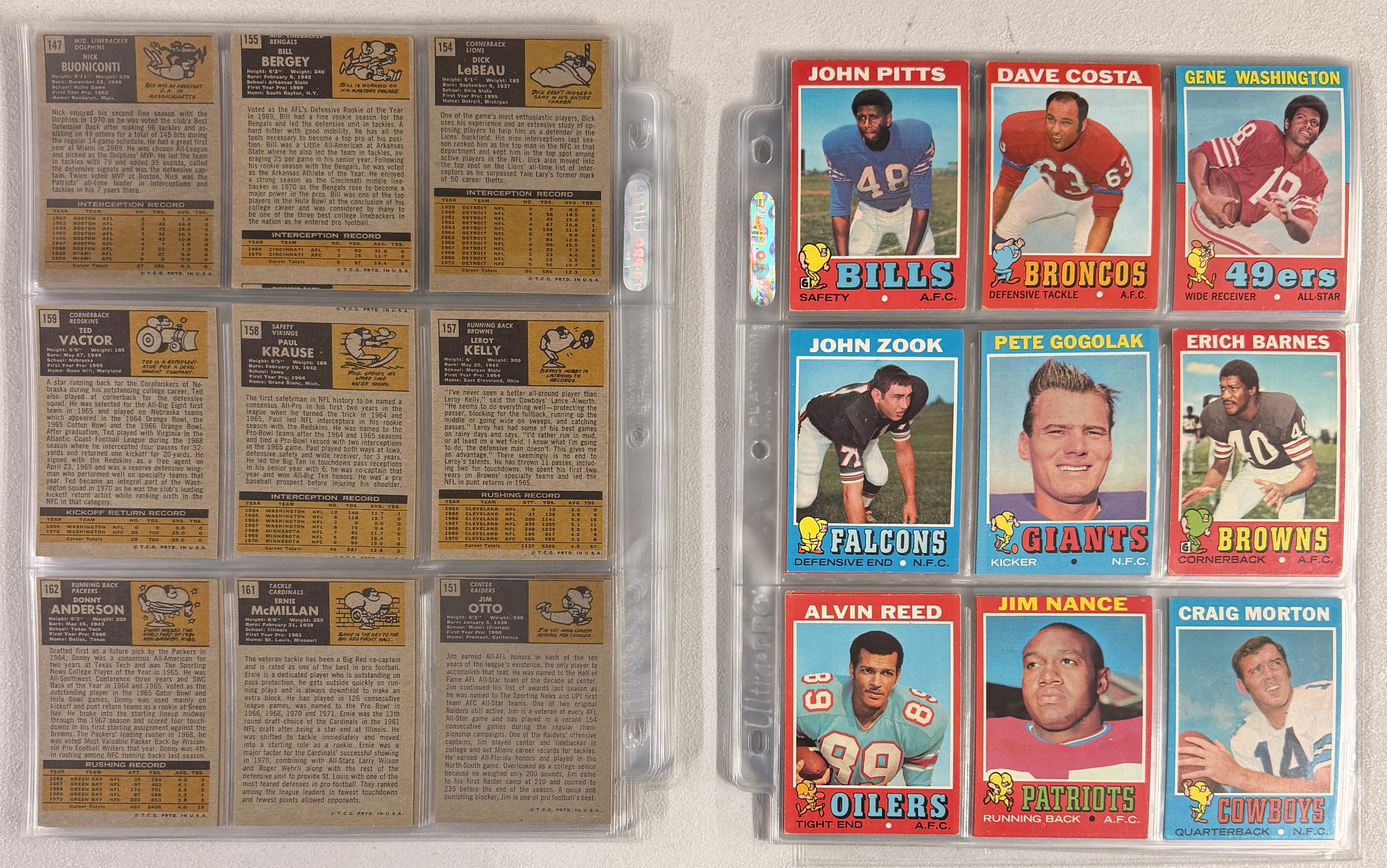 1971 Topps Football Complete Set (263) VG/EX-EX/MT w/ Wax Wrapper
