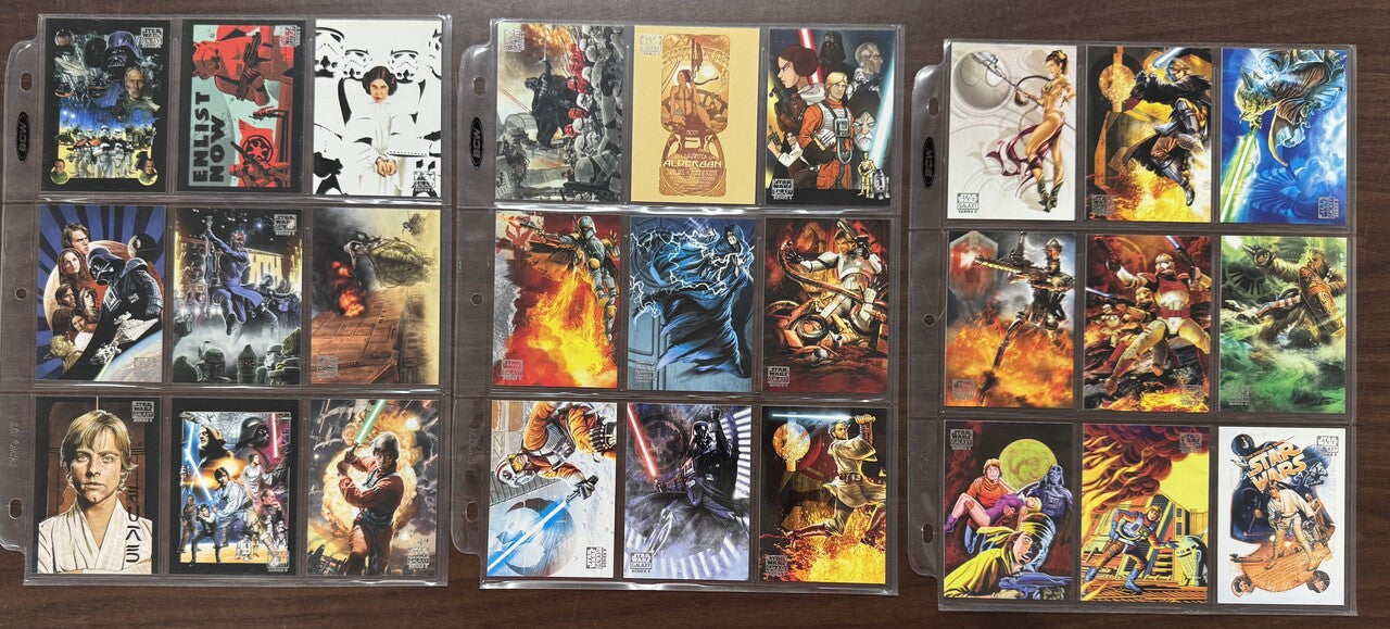 2010 Topps Star Wars Galaxy Series 5 Complete Set (120)