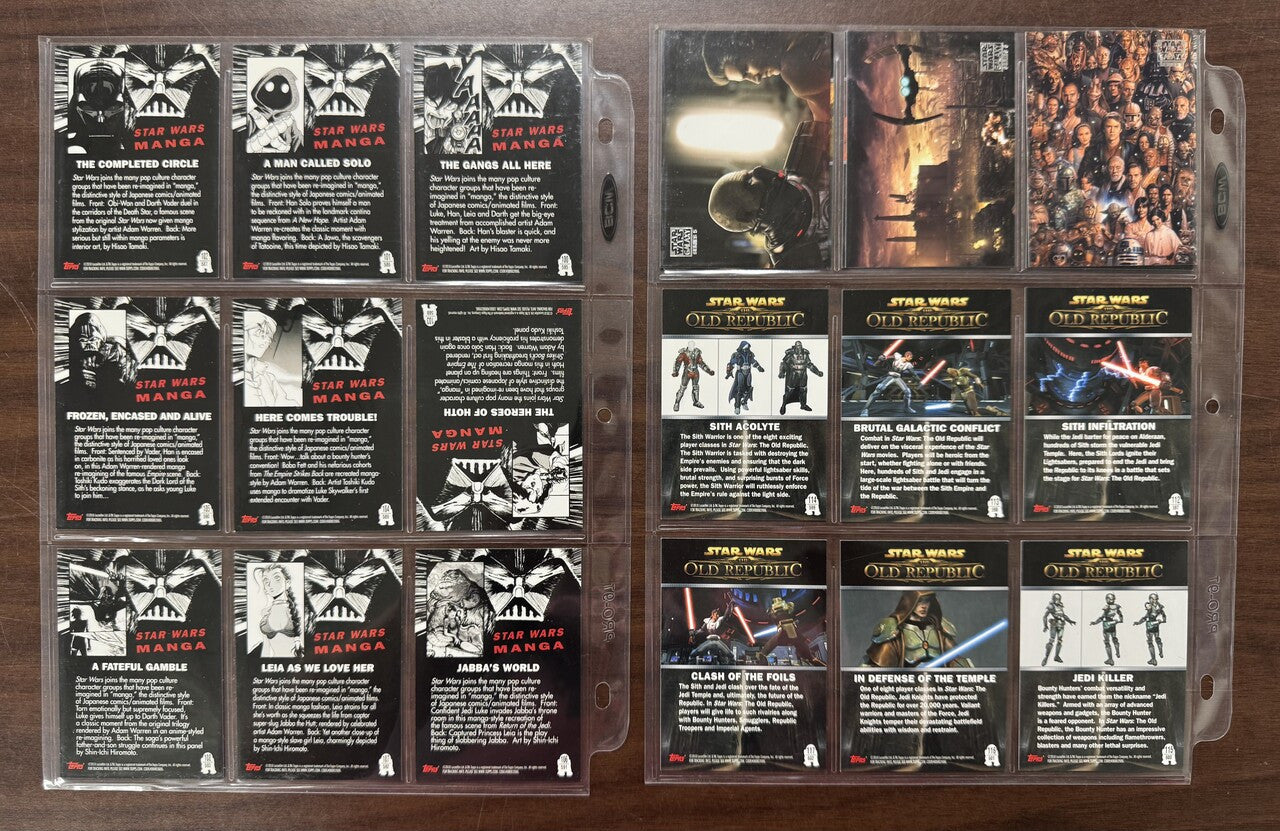 2010 Topps Star Wars Galaxy Series 5 Complete Set (120)