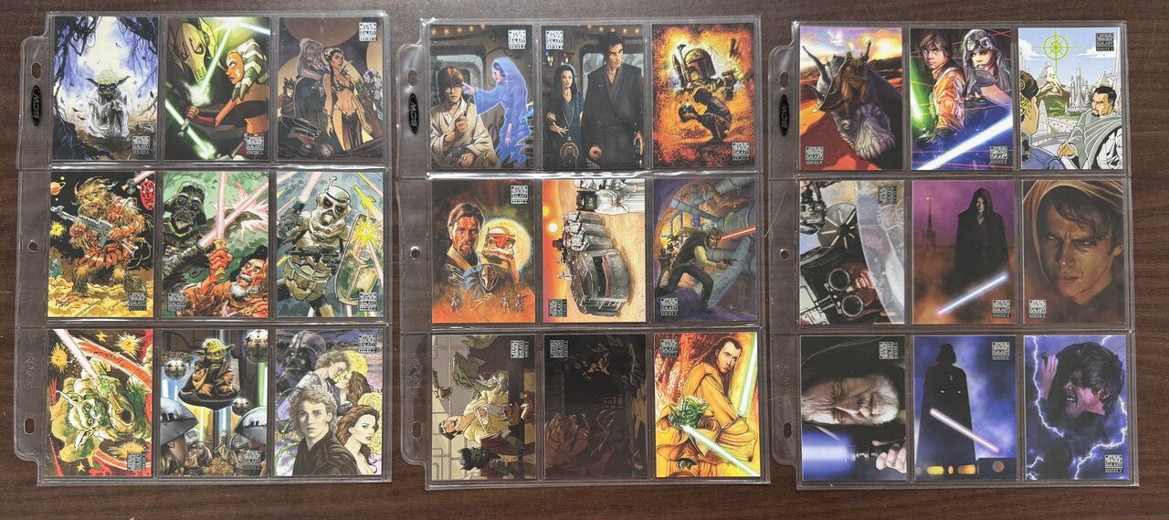 2009 Topps Star Wars Galaxy Series 4 Complete Set (120)
