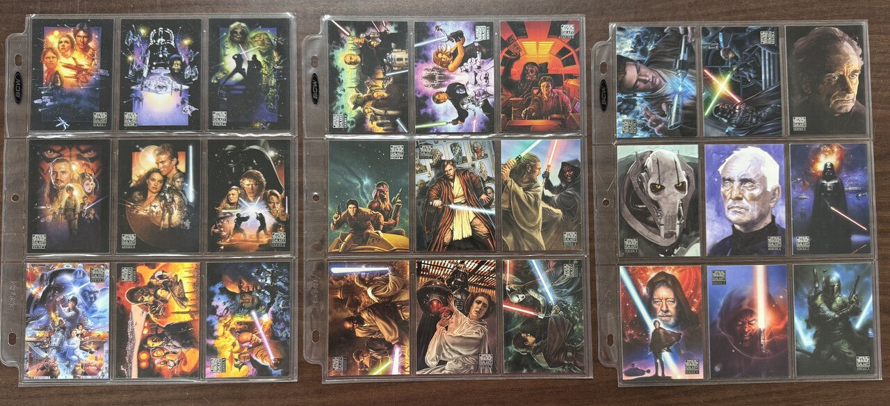 2009 Topps Star Wars Galaxy Series 4 Complete Set (120)