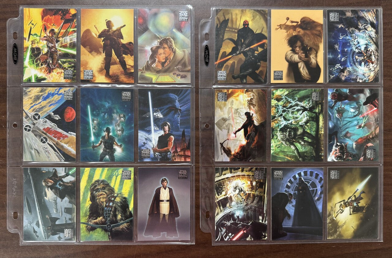 2009 Topps Star Wars Galaxy Series 4 Complete Set (120)