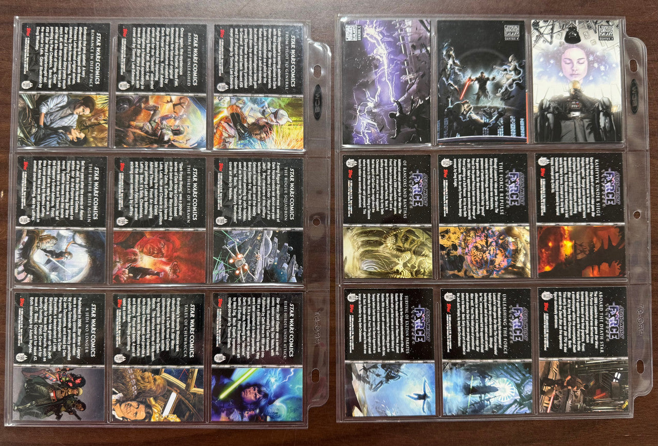 2009 Topps Star Wars Galaxy Series 4 Complete Set (120)