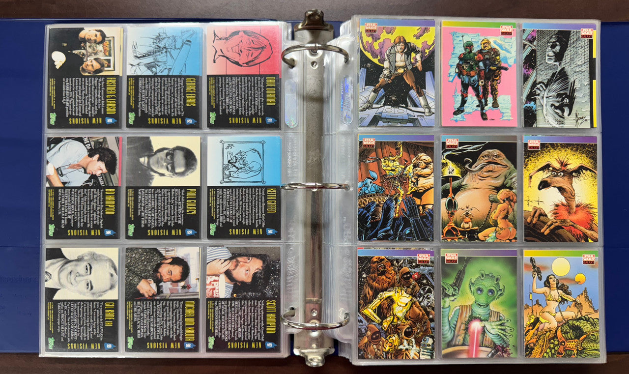 1993/95 Topps Star Wars Galaxy Series 1-3 Complete Sets (365) W/ Inserts