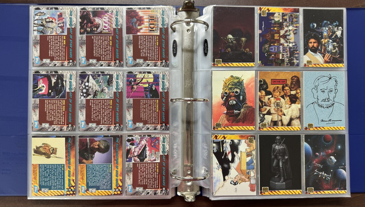 1993/95 Topps Star Wars Galaxy Series 1-3 Complete Sets (365) W/ Inserts