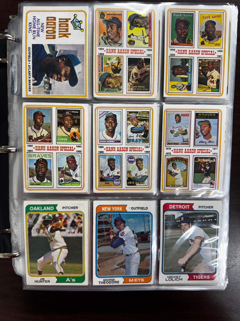 1974 Topps Baseball Complete Set (660) + All Variations Tradeds & Checklists EX